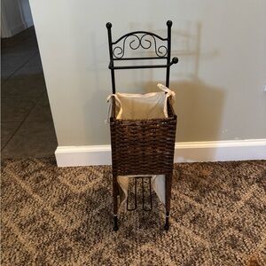 Toilet paper holder stand